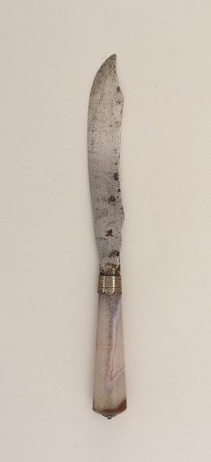 Knife with Agate Handle
