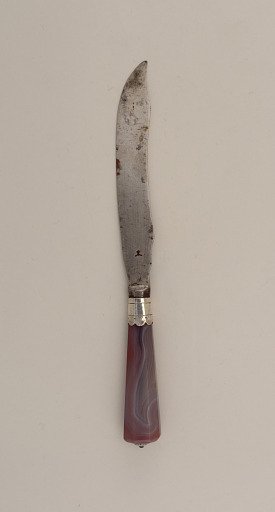 Knife with Agate Handle