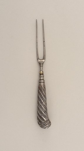 Fork with Spiral Pattern Handle