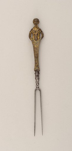 Fork with Handle in the Form of a Female Herm