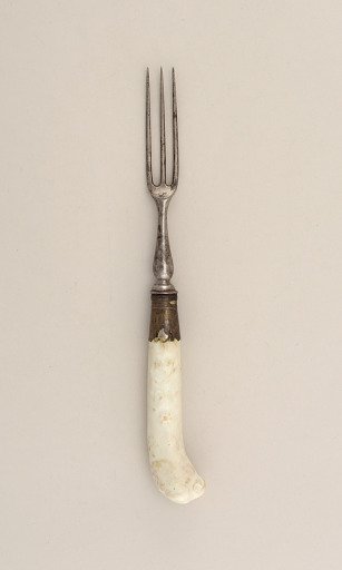 Fork with Porcelain Handle