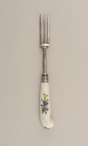 Fork with Porcelain Handle (Paired with Knife)