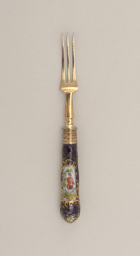 Fork with Porcelain Handle (Paired with Knife)