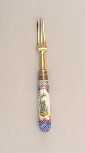 Fork with Porcelain Handle (Paired with Knife)