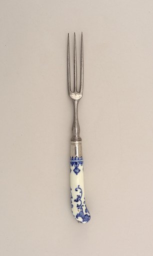 Fork with Porcelain Handle