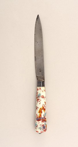 Knife with Porcelain Handle (One of Four)