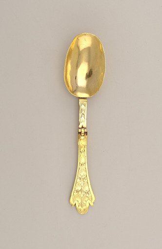 Folding Spoon From a Traveling Cutlery Set