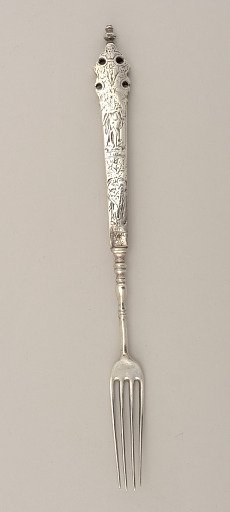 Fork with Ornately Engraved Handle