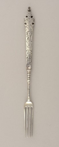 Fork with Ornately Engraved Handle