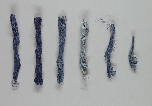 Skeins of yarn