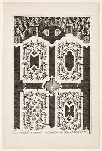 Title Page, from Nouveaux Livre de Parterres (New Book of Garden Beds)