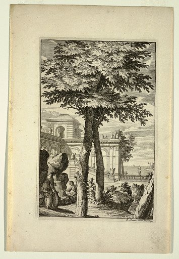 Plate in Nouveaux Livre de Paysages (New Book of Landscapes)