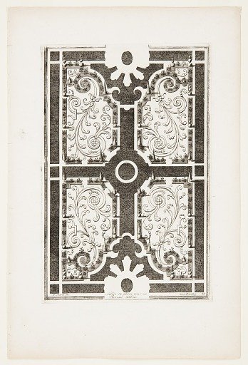 Allées en gazon pour les Therasse Sableux (Grass Walkways, Sandy Terraces), in Nouveaux Livre de Parterres contenant 24 pensséz diferantes (New Book Containing 24 Different Variations for Garden Beds)
