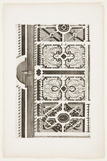 Partiée du Jardin de Terichelo appartement à Monsieur le Baron (Part of Garden Apartment of the Monsieur le Baron), in Nouveaux Livre de Parterres contenant 24 pensséz diferantes (New Book Containing 24 Different Variations for Garden Beds)