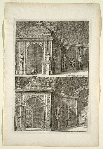 Plate in Nouveaux Livre de Parterres contenant 24 pensséz diferantes (New Book Containing 24 Different Variations for Garden Beds)