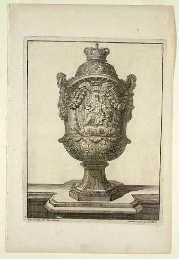 Design for Footed Vase, in Vasses de la Maison Royalle de Loo Nouvellement (New Vases for the Royal House of Loo)