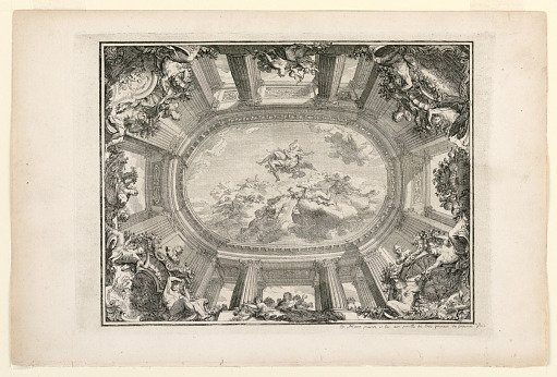 Plate in Nouveaux livres de peintures de salles et d’escaliers (New Books on Paintings for Rooms and Stairs)