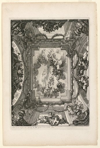 Plate in Nouveaux livres de peintures de salles et d’escaliers (New Books on Paintings for Rooms and Stairs)