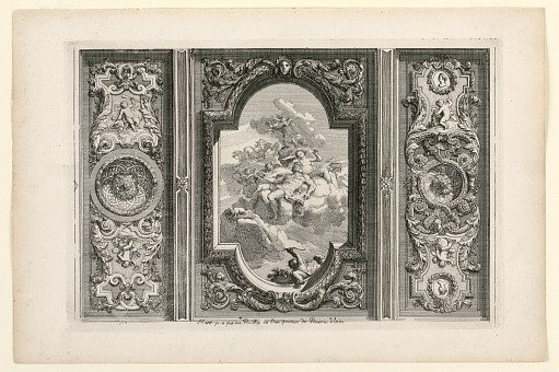 Plate in Nouveaux livres de peintures de salles et d’escaliers (New Books on Paintings for Rooms and Stairs)
