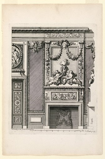 Plate in Nouvelles Cheminée faittes en plusieur en droits (New Designs for Fireplaces)