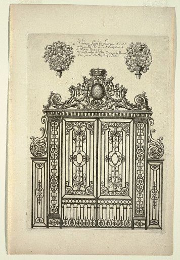 Title Page, Nouveau Livre de Serrurie (New Book of Ironsmithing)