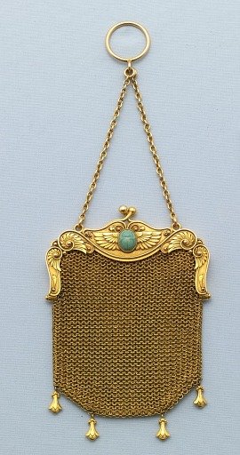 Purse with Egyptian ornament
