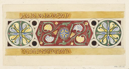 Design for Decorative Panel for July Festival Architecture