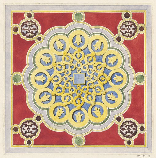 Design for Decorative Panel for July Festival Architecture