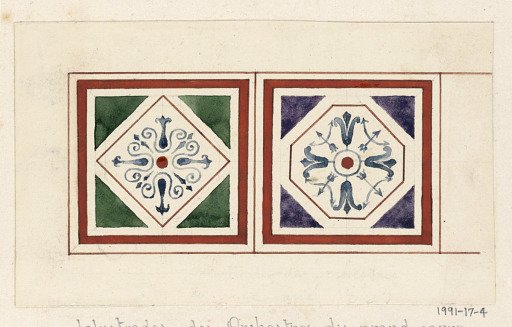 "Balustrades des Orchestres du Grand Carre aux champs-Elysees (1833)"