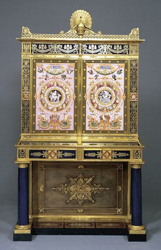 Royal Jewel Cabinet with Sèvres Plaques