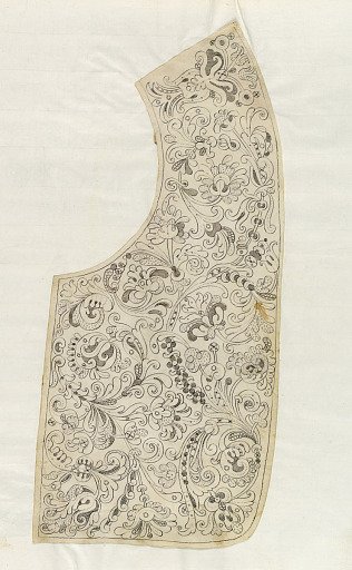 Design for the Making of a Man's Needle Lace Collar