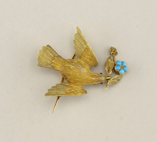 Bird brooch