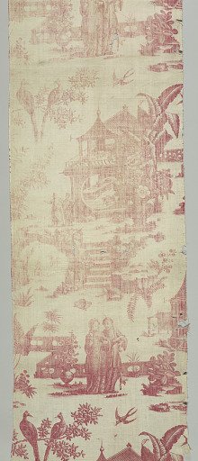 Textile with factory stamp