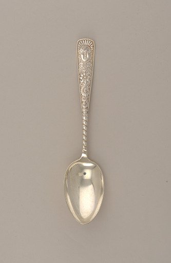 "Assyrian Head" Pattern Table Spoon