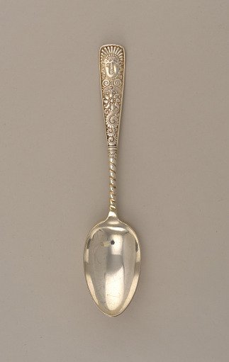 "Assyrian Head" Pattern Table Spoon