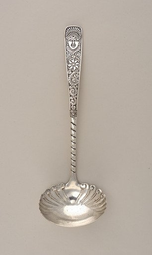 "Assyrian Head" Pattern Punch Ladle
