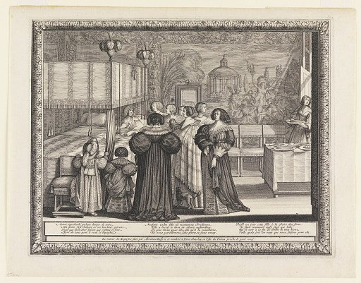Le Retour du Baptesme (Return from the Baptism), Plate IV, from Le Mariage à la Ville (Marriage in the City)