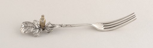 Dessert Fork with Bird on Handle