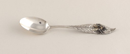 Demitasse Spoon with Two Ants Feeding on a Dead Bee