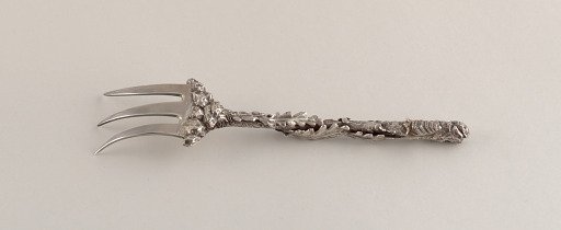Small Trident Shaped Serving Fork with Snail