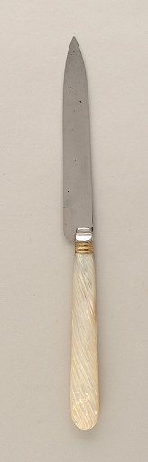 Dessert Knife with Mother-of-Pearl Handle