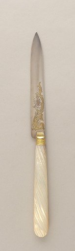 Fruit Knife with Mother-of-Pearl Handle