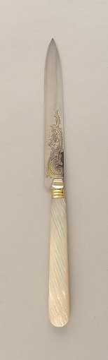 Fruit Knife with Mother-of-Pearl Handle