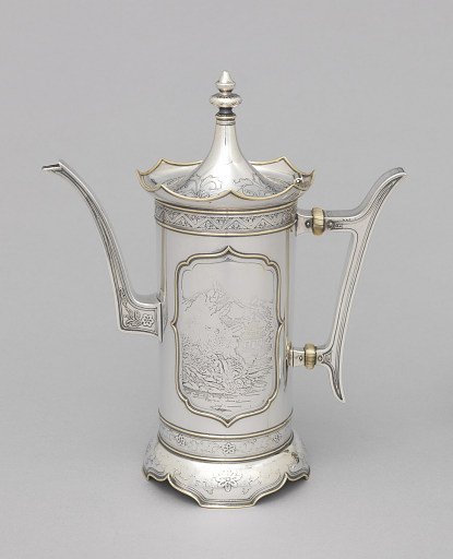 Coffeepot with Landscapes