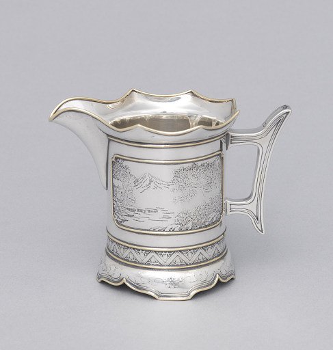 Creamer with Landscapes