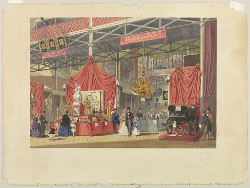 North Germany. Plate from "Dickinson's Comprehensive Pictures of the Great Exhibition of 1851," published 1854.