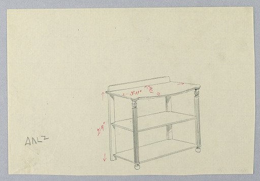 Design for Adjustable Side Serving Table