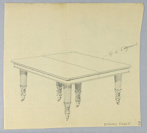 Design for Rectangular Dining Table "B"