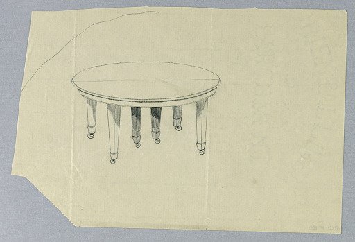 Design for a Six-Legged Adjustable Round Table on Casters