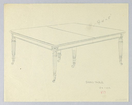 Design for a Six-Legged Adjustable Rectangular Dining Table